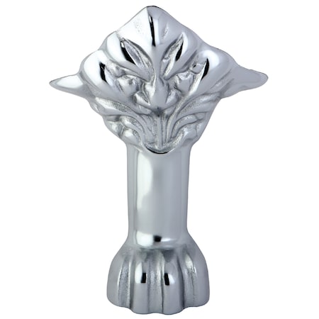 Aqua Eden VCTNH1 4 Pieces (Set) Lion Paw Iron Feet, Polished Chrome VCTNH1